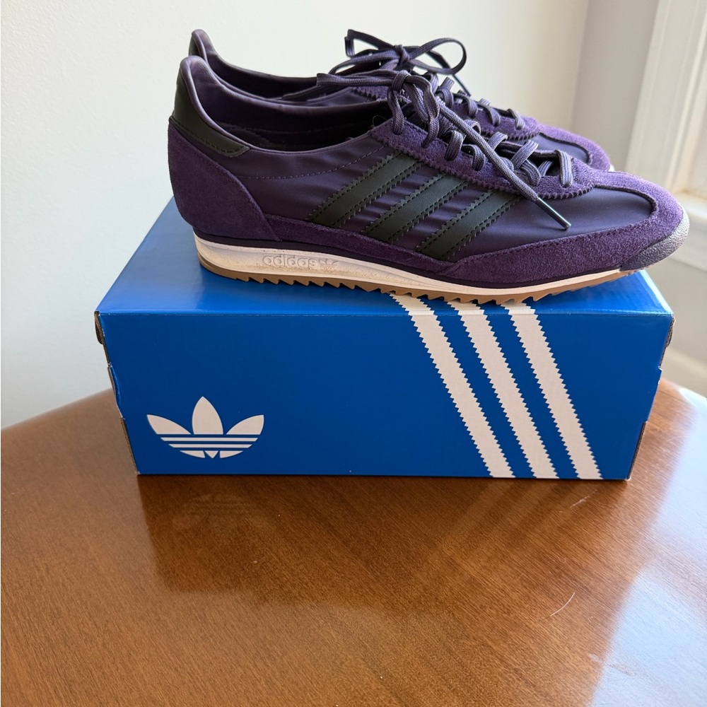 adidas SL 72 OG Women's Sneaker - Plum and Black - Picture 2 of 11
